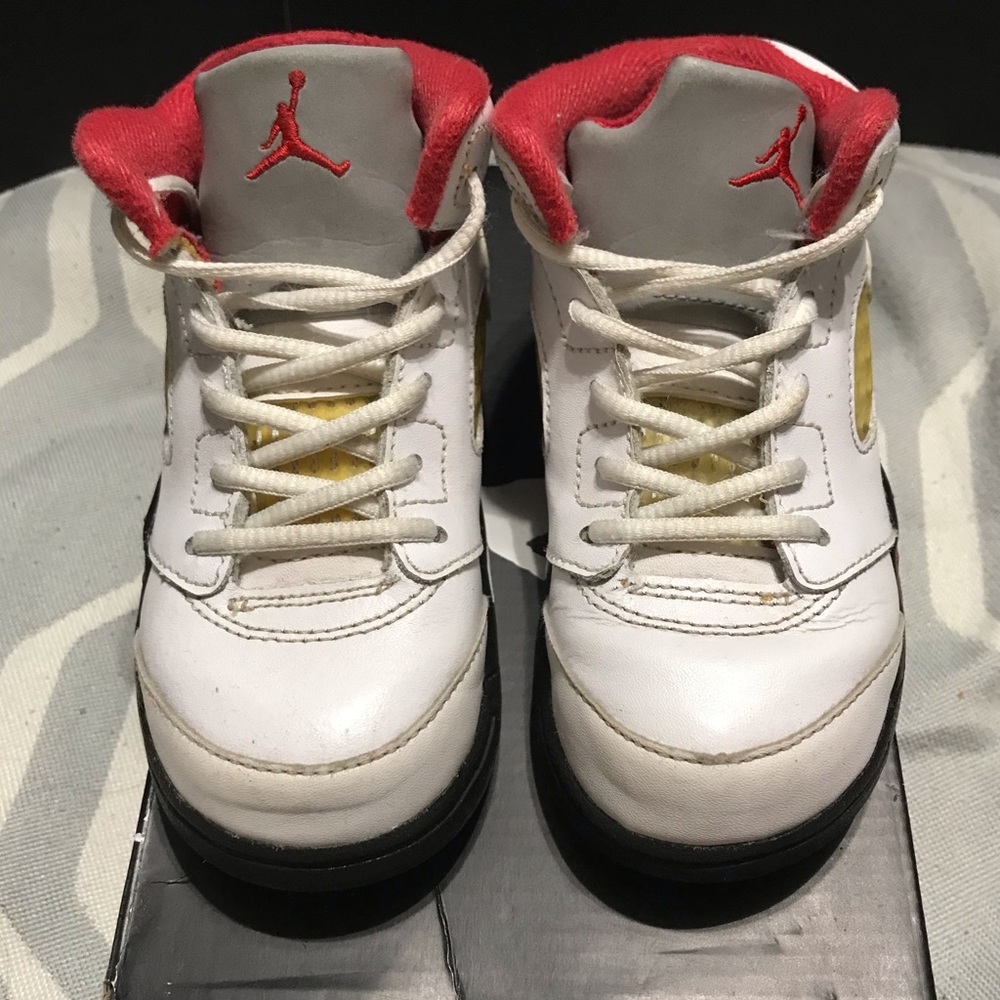 Nike Air Jordan Retro V “Fire Red” Toddler 8c